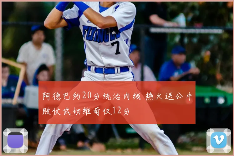 阿德巴约20分统治内线 热火送公牛败仗武切维奇仅12分